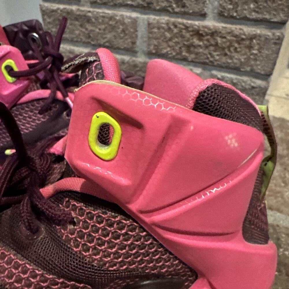NIKE Lebron 12 [Xll]‎ Double Helix Basketball SneakersSize 6.5Y 685181-600 #0058 - Picture 9 of 16